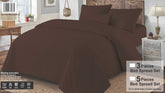 Luxury Bed Spread Set - 3 PCS-Brown-(PREMIUM)